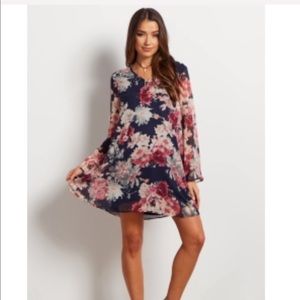 Floral maternity dress